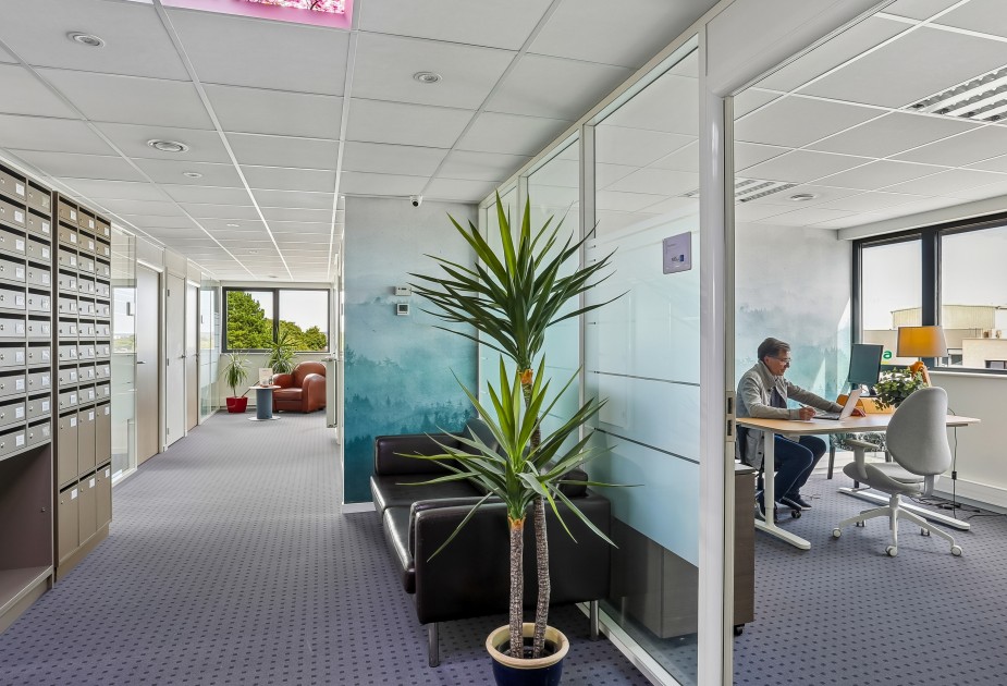 Accueil Entrée Centre d affaires Vannes Laroiseau 3eme etage - Immoffice